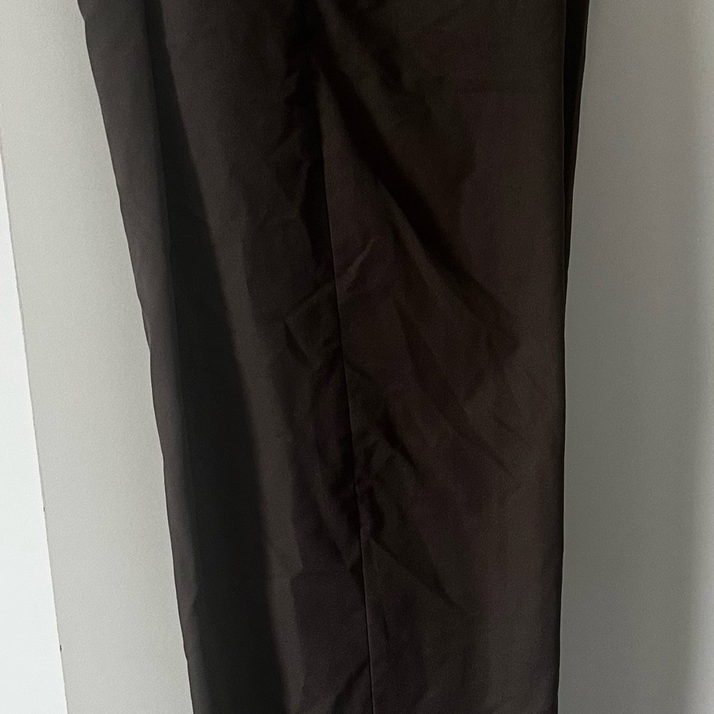 Zara Women’s Dark Brown Pleated Pants